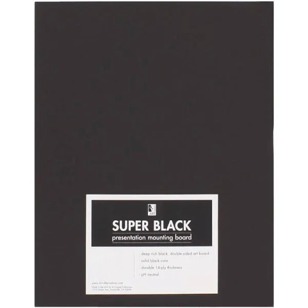 Aa Super Black Mounting Board 15X20