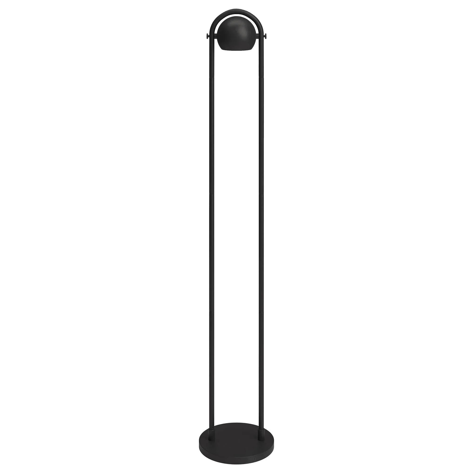 Hudson & Canal FL1575 64 in. Delgado Floor Lamp with Metal Shade Blackened Bronze