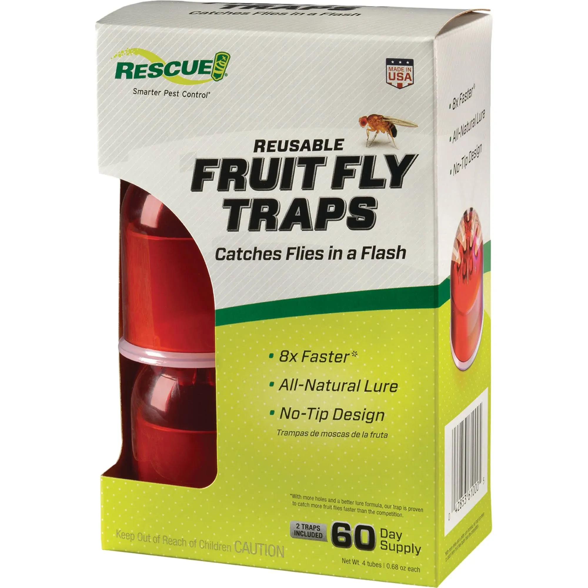 Rescue Fruit Fly Trap 2 Pack