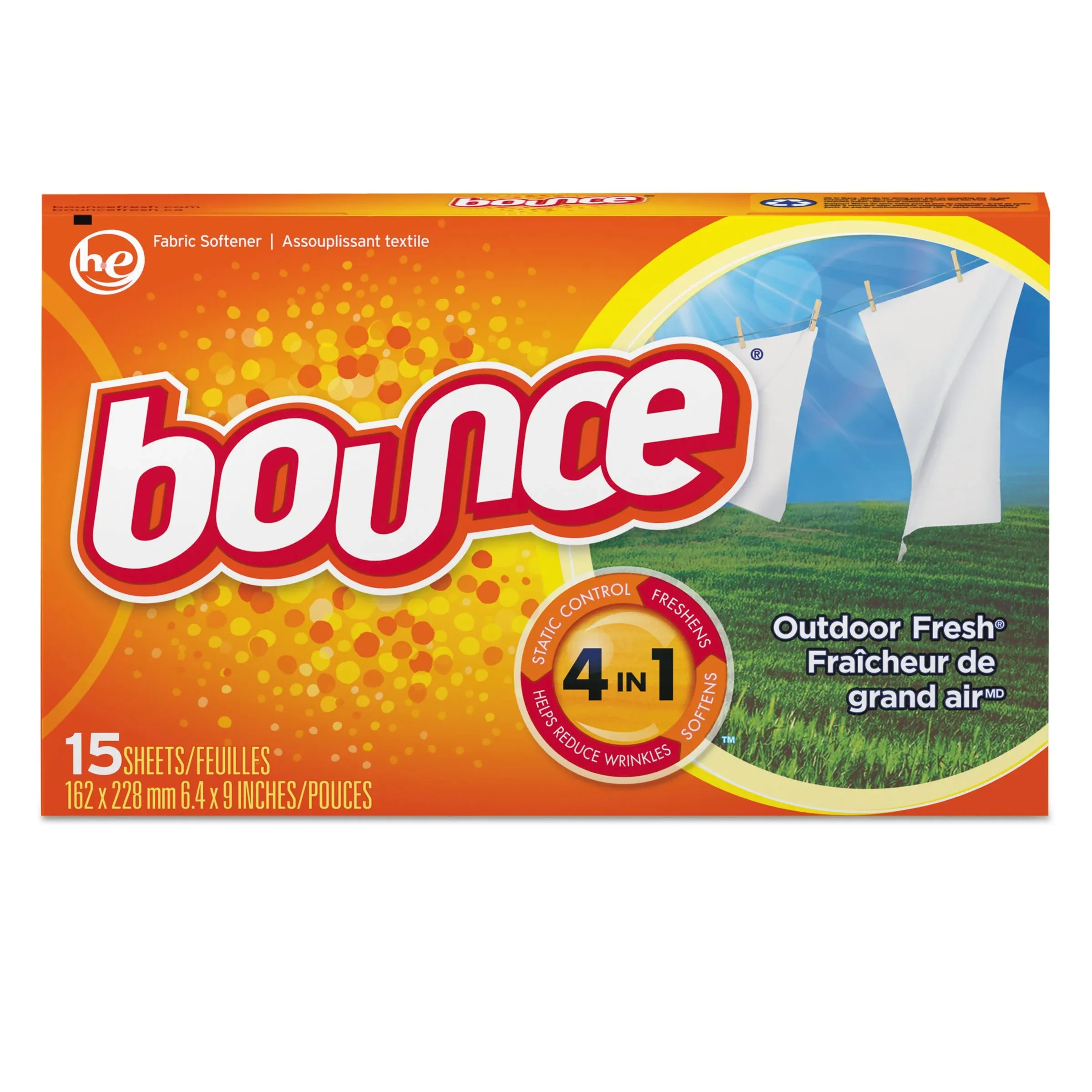 Bounce Fresh Fabric Softener Dryer Sheets