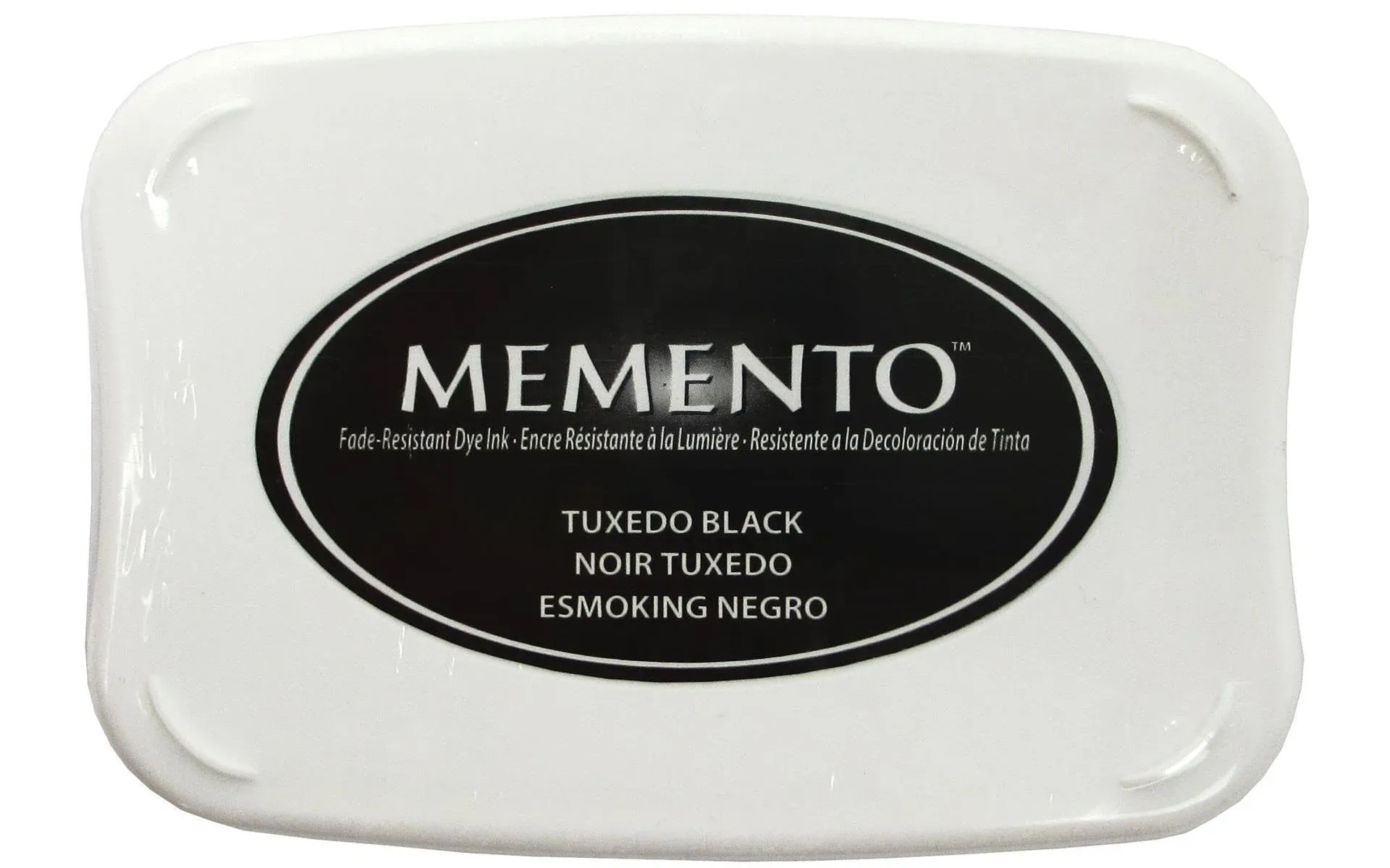 Tuxedo Black Memento Dye Ink Stamp Pad Full Size - Tsukineko Imagine Crafts