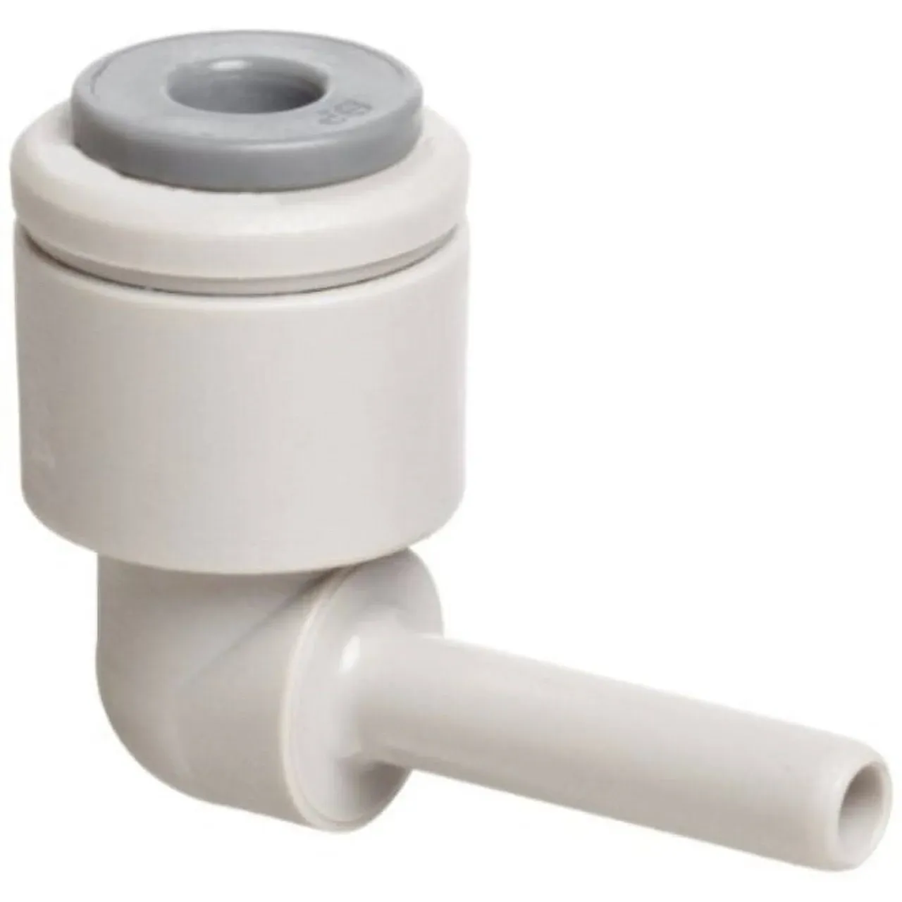 John Guest Acetal Copolymer Tube Fitting, Plug-In 90 Degree Elbow, 1/4" Tube OD x ...