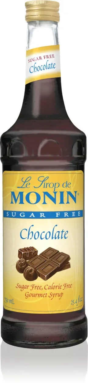 Monin Chocolate Syrup Sugar Free 750 ml.