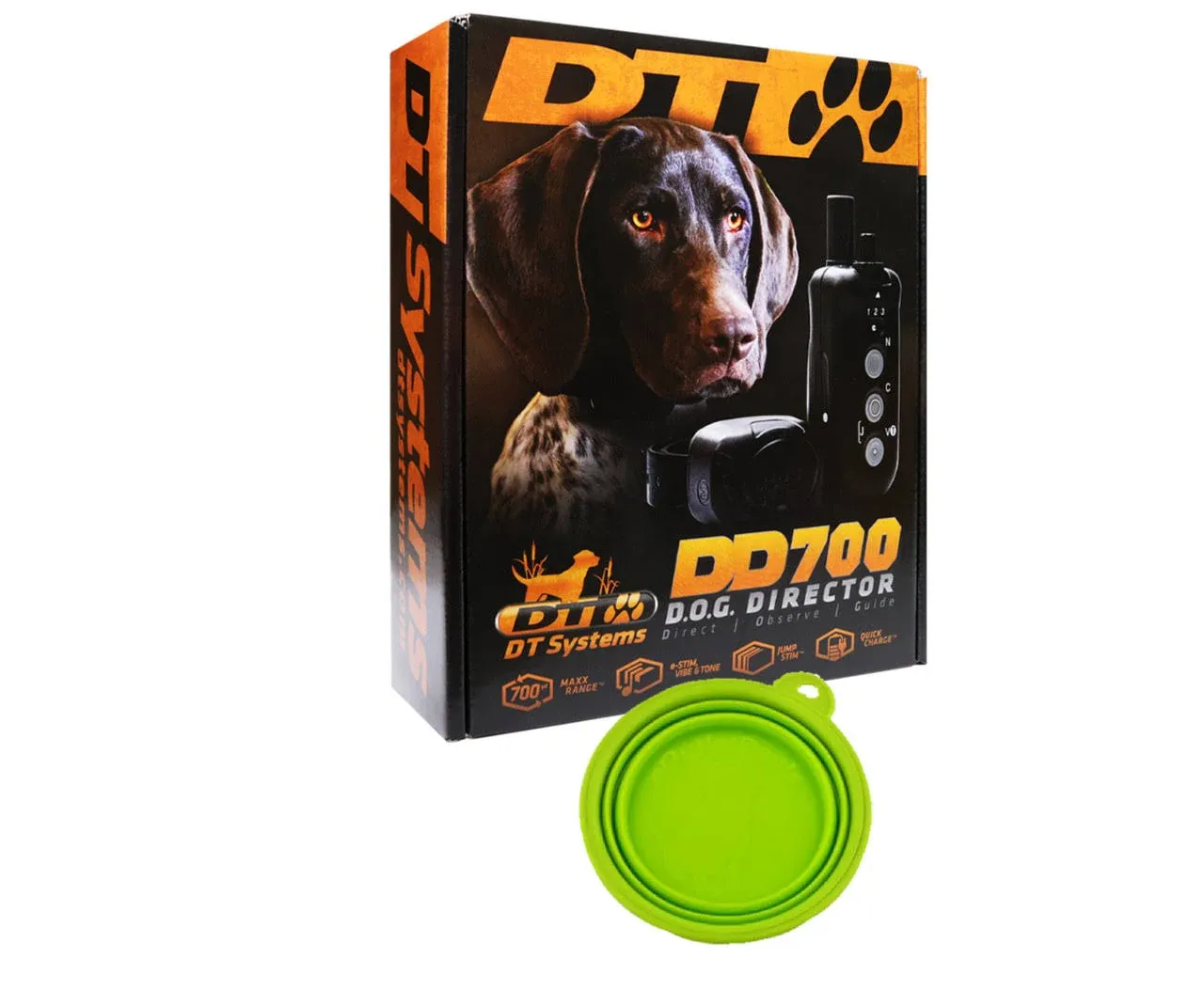 DT Systems DD700 D.O.G Director Dog Training Collar with Remote - E-Collar fo...