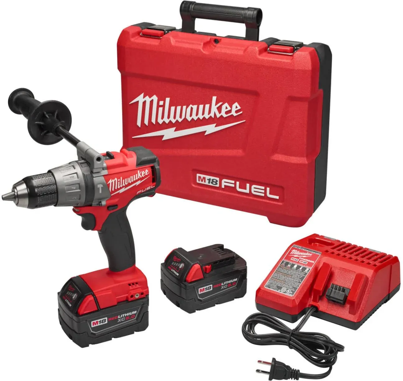 Milwaukee 2704-22 M18 Fuel 1/2" Hammer Drill/Driver Kit