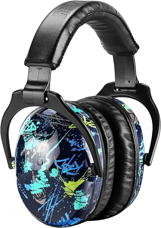 ZOHAN EM030 Kids Ear Protection Safety Ear Muffs, [Upgraded] Hearing Protectors for Children Have Sensory Issues