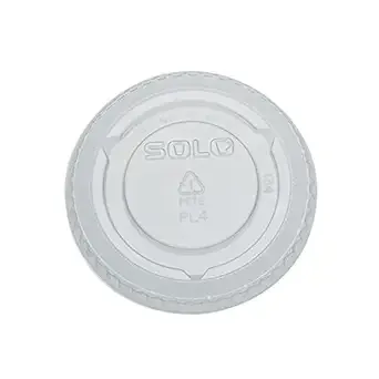 Dart PL4N Clear Plastic Souffle Cup Lids