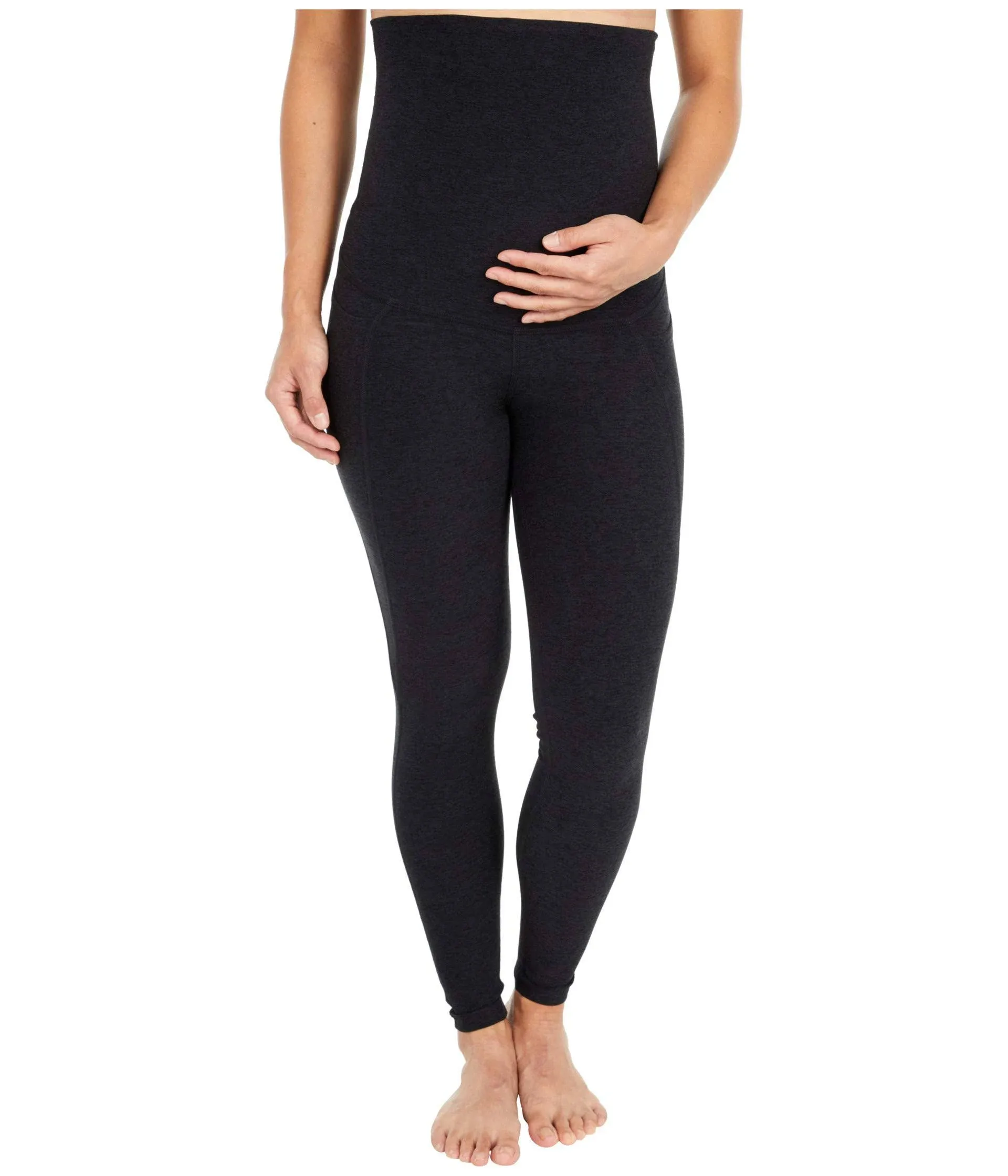 Beyond Yoga Women's Spacedye Love The Bump Maternity Pocket Midi Legging