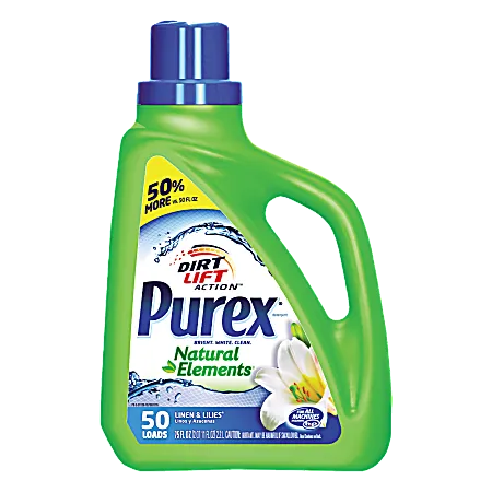 Purex® Ultra Natural Elements HE Liquid Detergent, Linen & Lilies Scent, 75 Oz Bottle