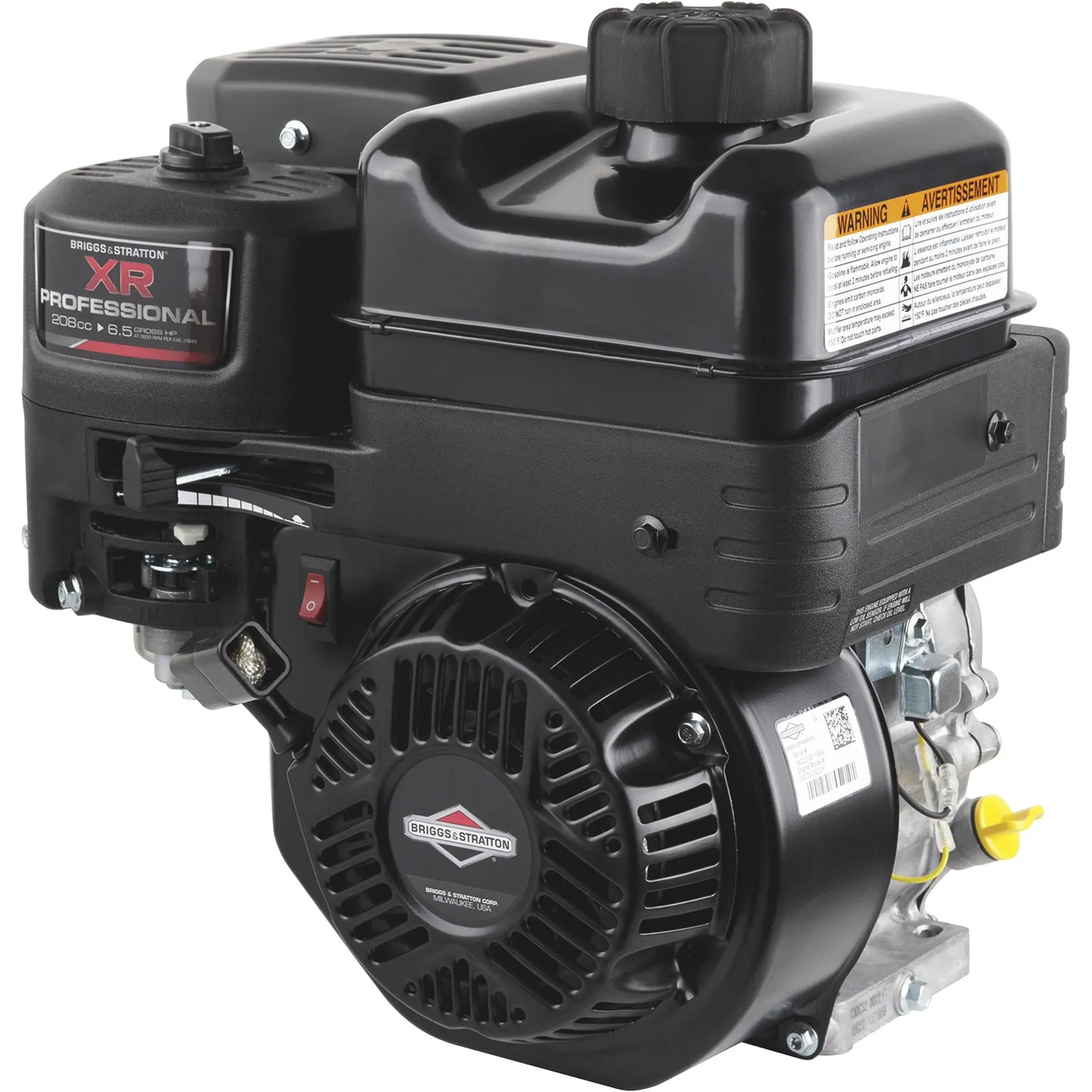 Briggs & Stratton 130G32-0022-F1 Briggs and Stratton 9.5 GT Horizontal Shaft Engine, Black