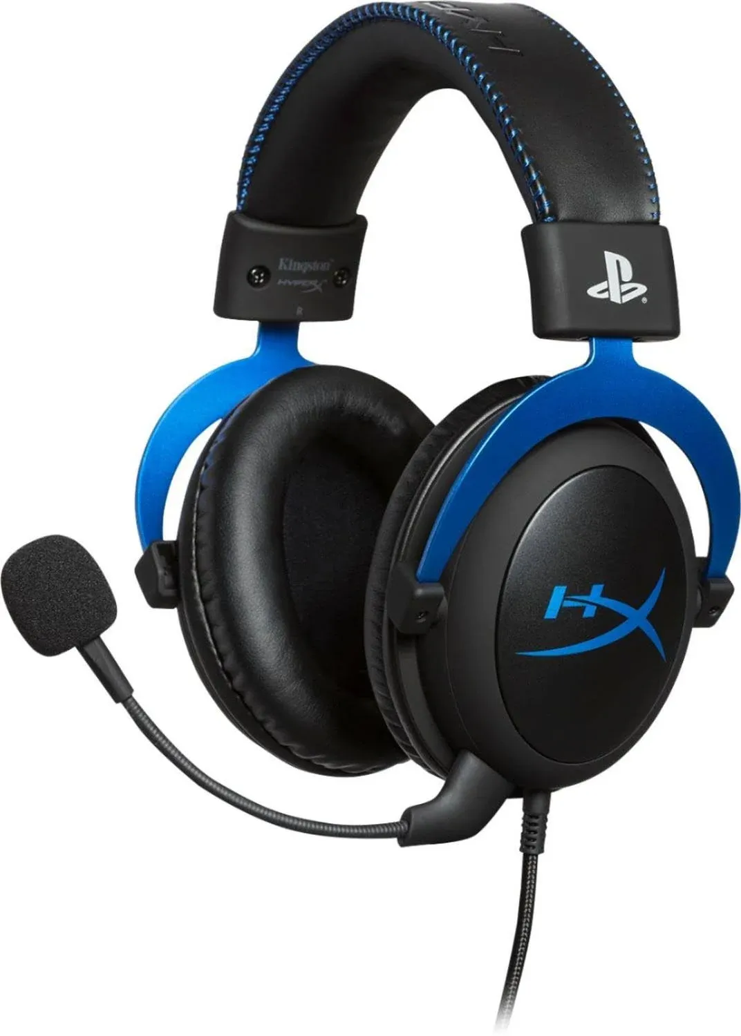 HyperX Cloud - Gaming Headset, PlayStation Official Licensed Product, for PS5 and PS4, Memory Foam comfort, Noise-cancelling mic, Durable aluminum frame