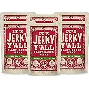 It's Jerky Y'all Vegan Jerky, Teriyaki Flavor, High Protein, Non-GMO (6 Pack ...