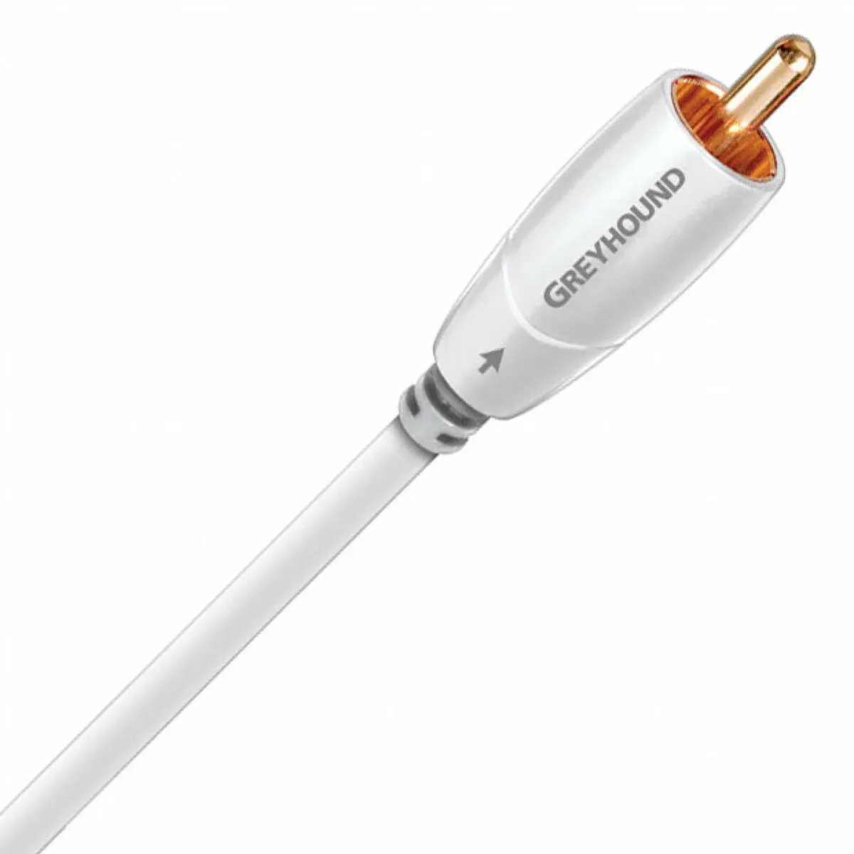 AudioQuest Greyhound Subwoofer RCA Cable - 3m, White (GHOUND03)