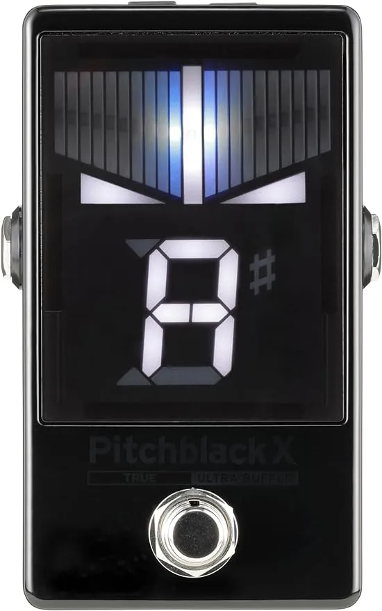 Korg Pitchblack X, 1/4" Jack Guitar Pedal Tuner (PBX)