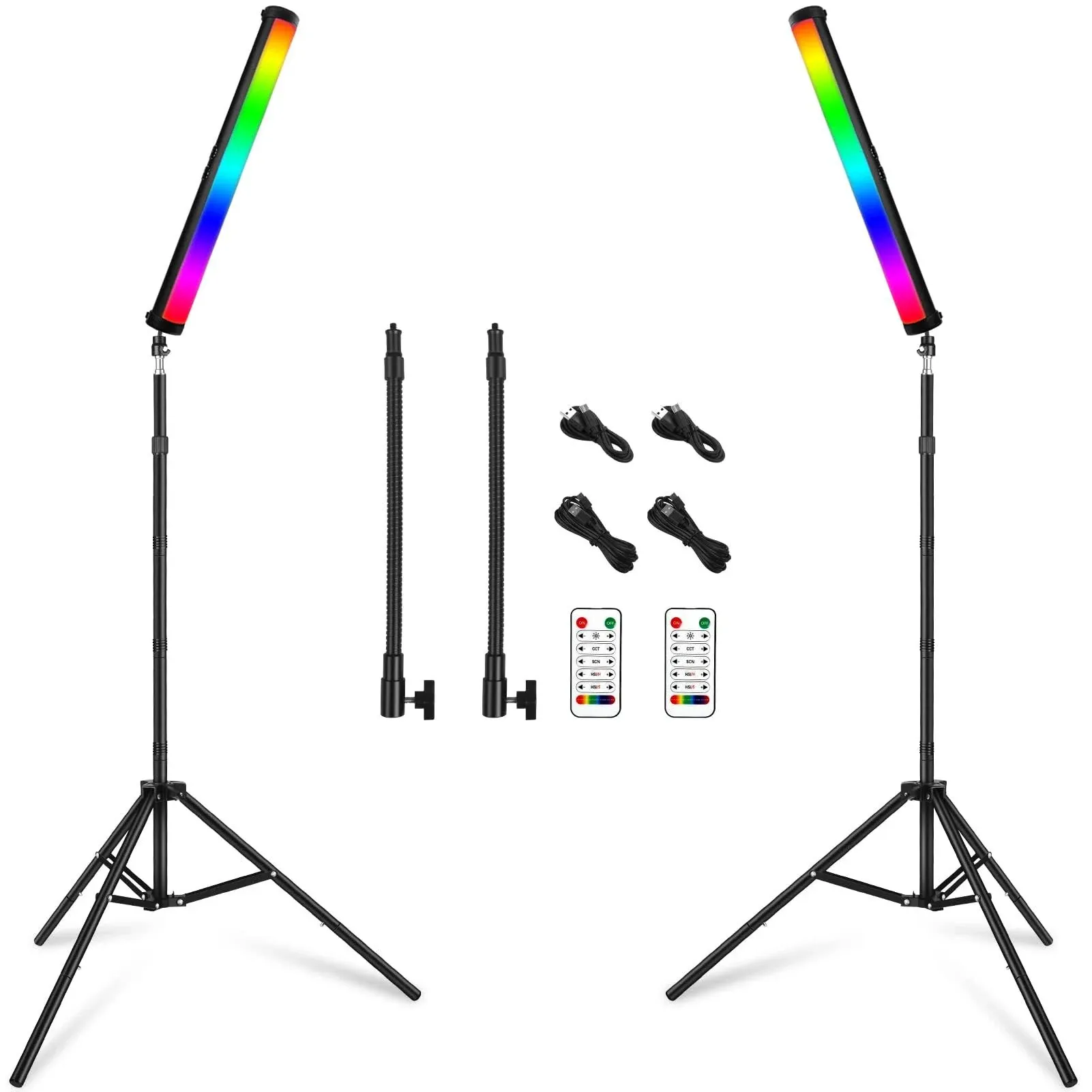 LED Video Light W200 RGB | Handheld Light Photography & Vlog Light