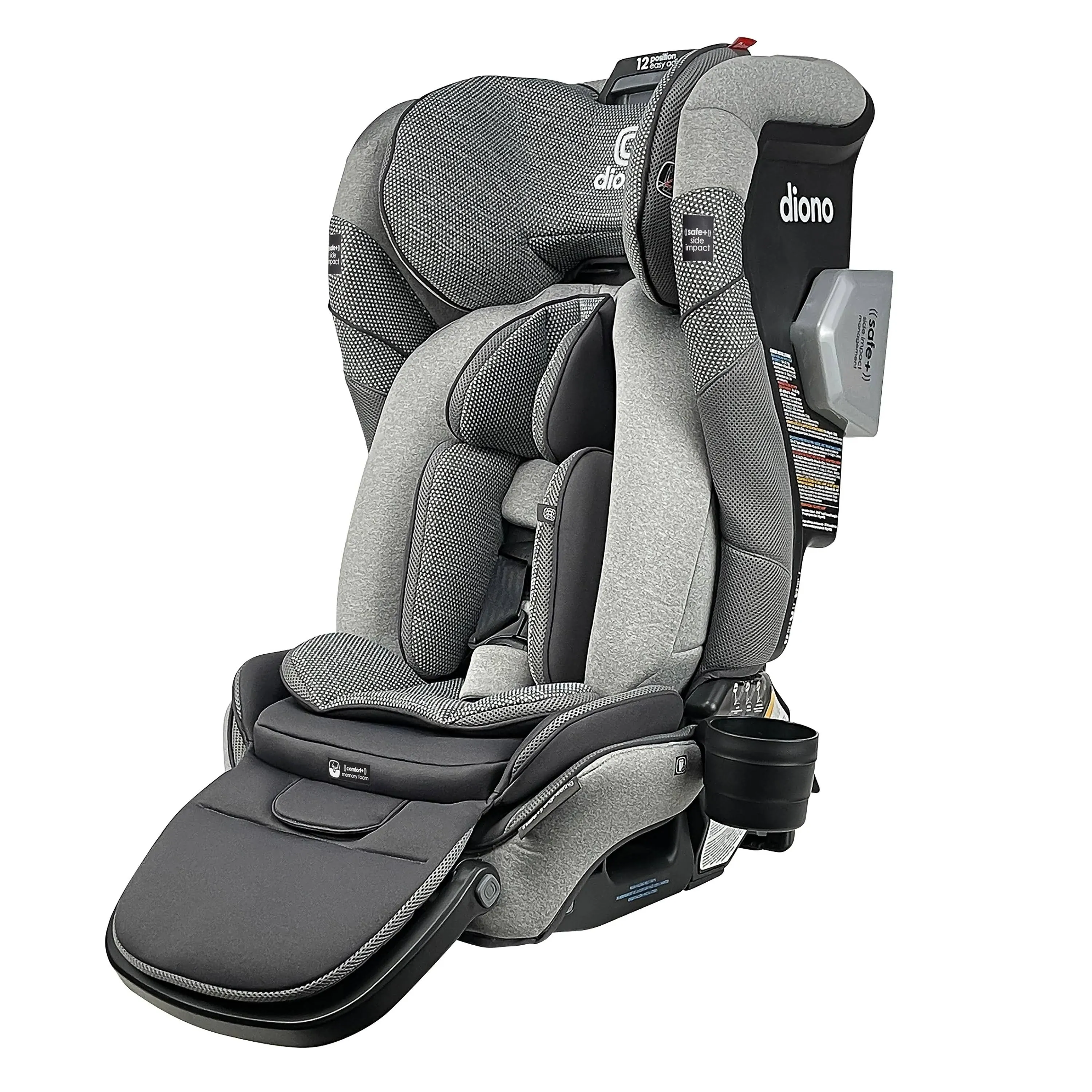 Radian® 3QXT®+ FirstClass™ SafePlus™ All-in-One Convertible Car Seat | Gray Slate