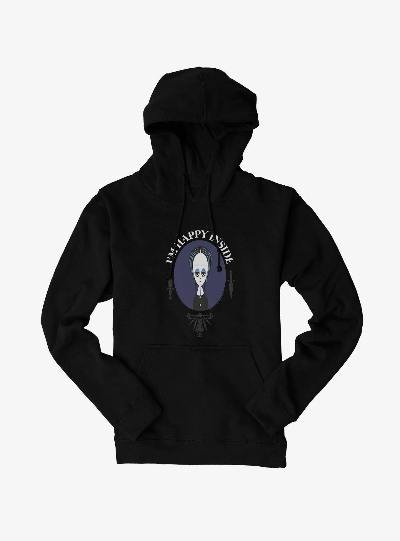 Addams Family Movie I'm Happy Inside Hoodie | BoxLunch