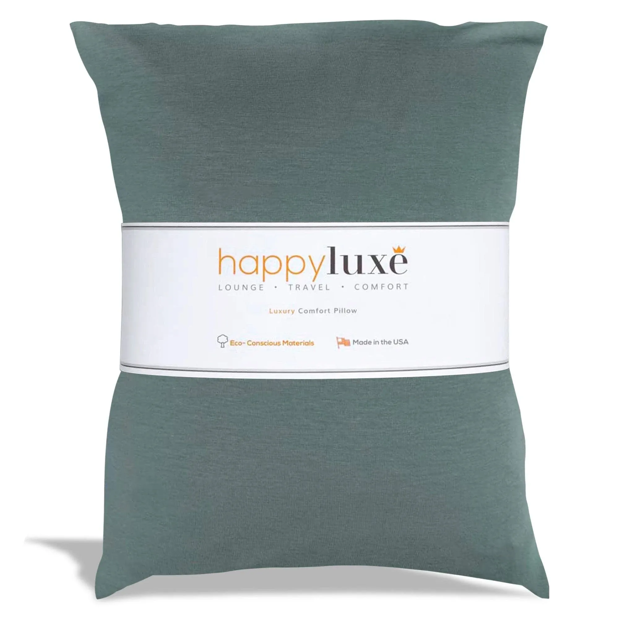 Happyluxe Odyssey Travel Pillow in Sage Green