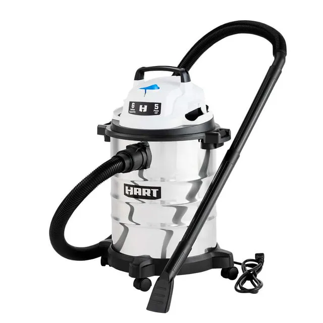 Stanley Wet/Dry Vacuum 4 Gallon 4 Horsepower Stainless Steel Tank