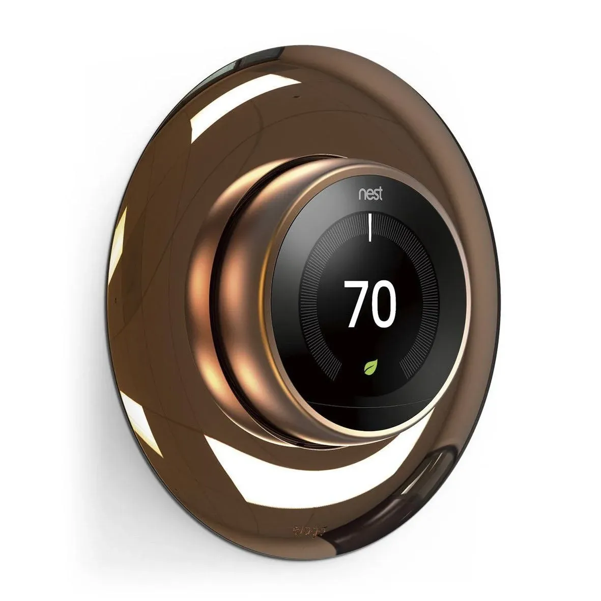 Google Nest Learning thermostat Wall Plate Cover - elago® [Chrome Bronze]