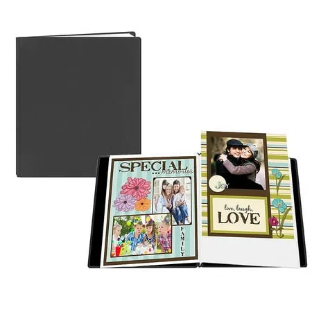 Pioneer FTM-15 12x15 Deluxe Family Treasures Memory Book Black