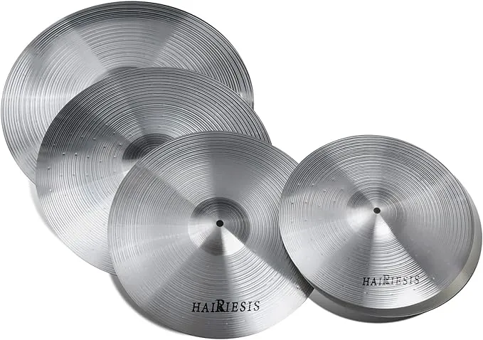 Silent cymbal set Low volume 70%-80% cymbal set 14&#039;hi Gold