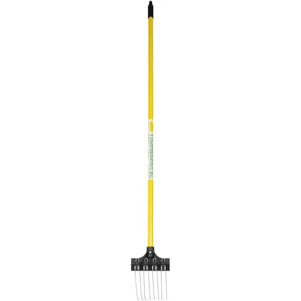 The Groundskeeper II 99352 Groundskeeper II 6 in. Mini Rake with 55 in