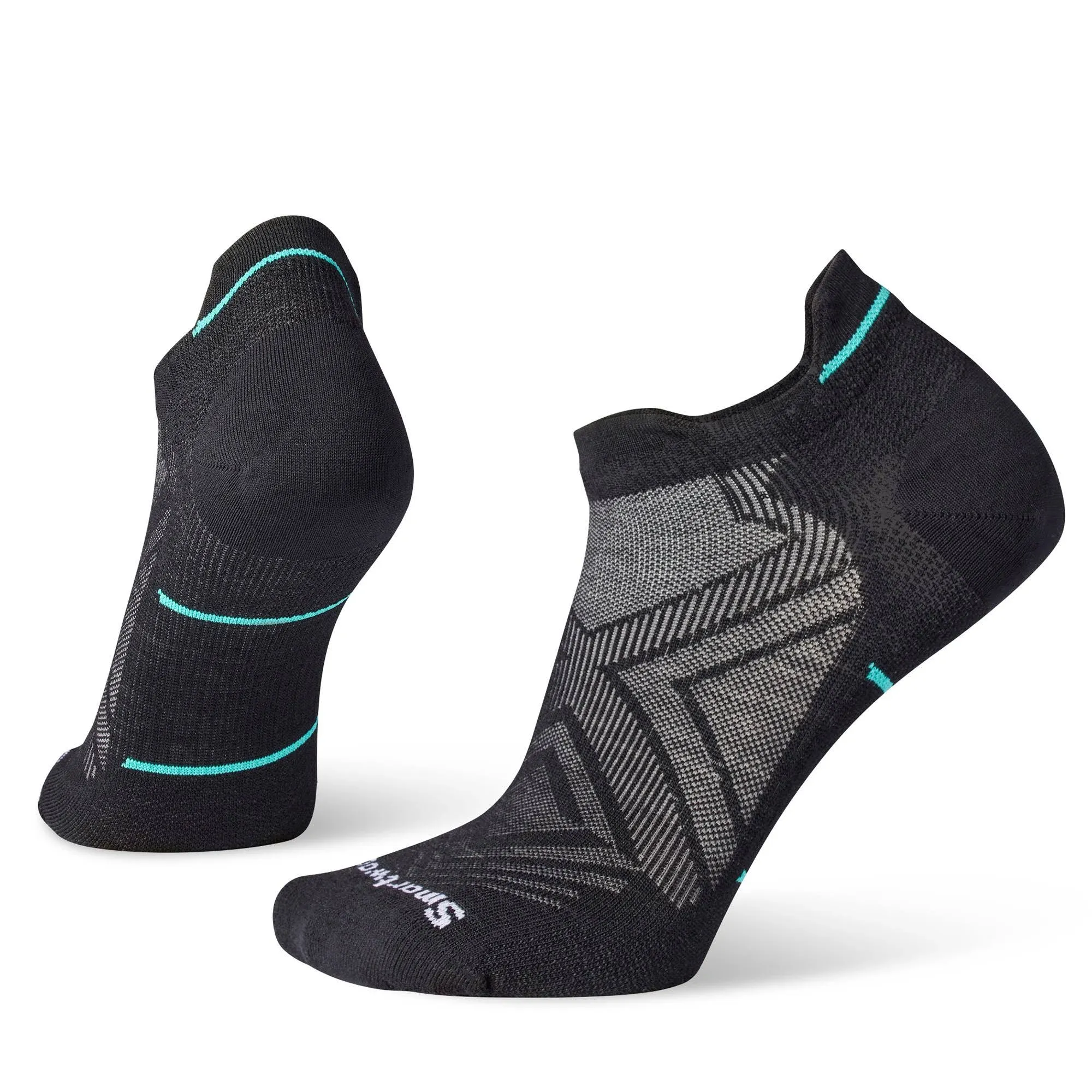 Women's Smartwool style Run Zero Cushion Low in Black . Sku: SW001668001