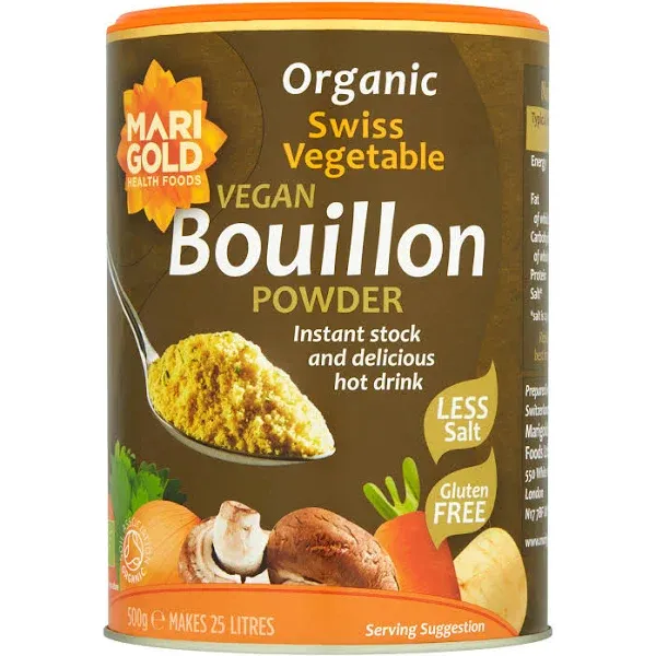 Marigold Organic Less Salt Bouillon, 500 Gr