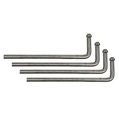 4x Universal Swinging Exhaust Hanger 0.47&#034; Rod with Arrow Head Style 10&#034; Length