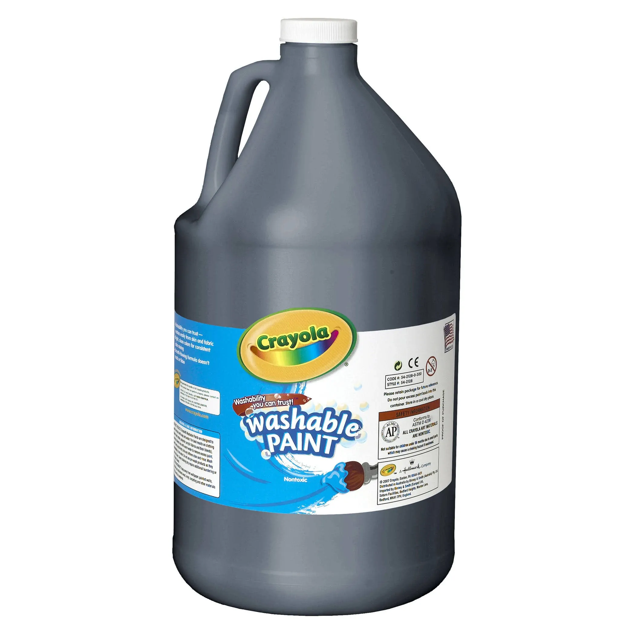 Crayola Washable Paint Black 1 Gal