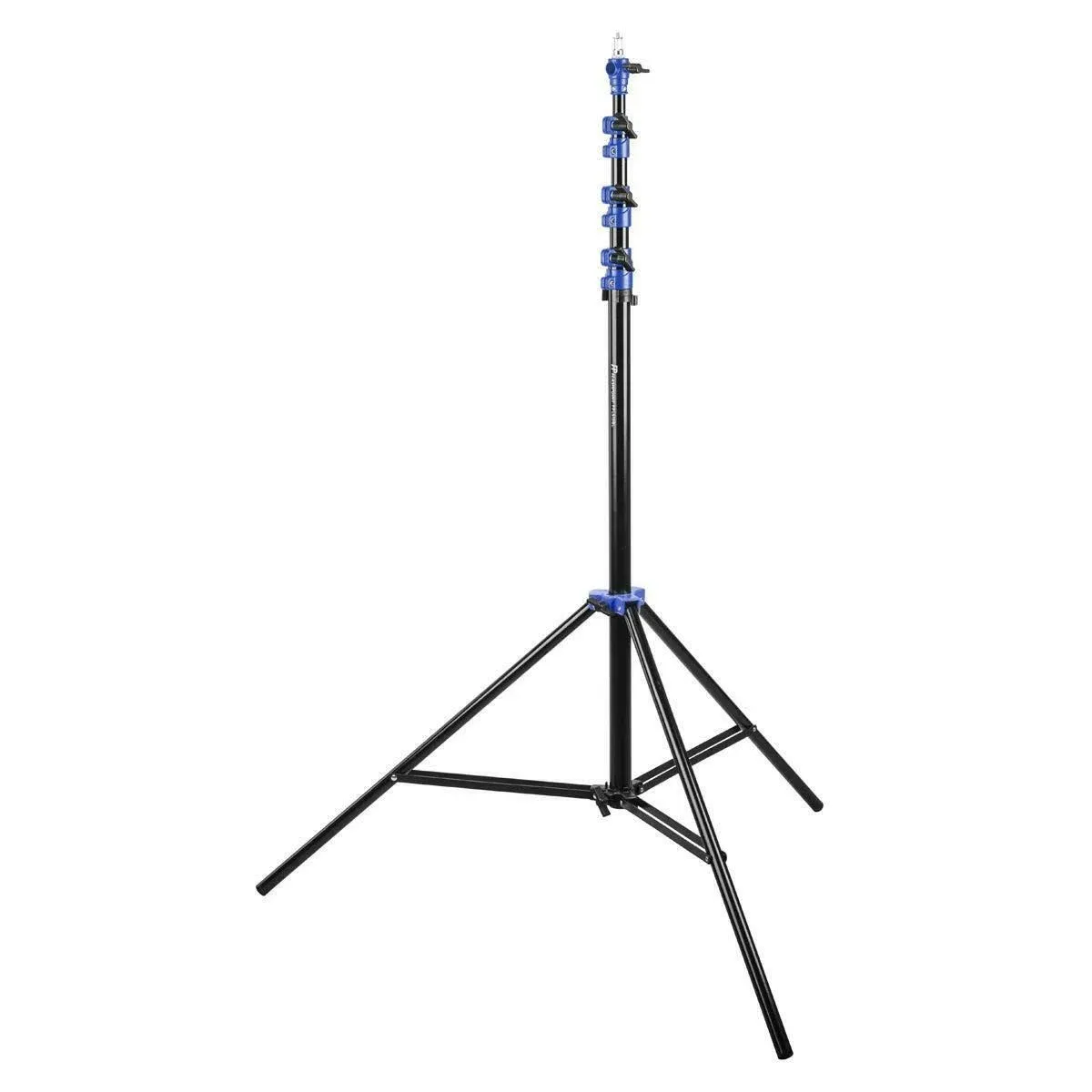 Flashpoint Color Coded Pro Air Cushioned Heavy Duty Light Stand for Photography, This Portable Photography Light Stand Tripod is Lightweight and Durable (V2) (Blue, 13')