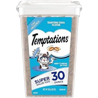 Temptations Tempting Tuna Flavor Crunchy Cat Treats