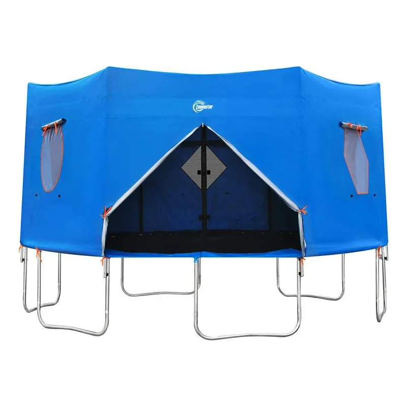 Zoomster 12ft Trampoline Tent, Fits for 6 Straight Pole Round Trampoline ...