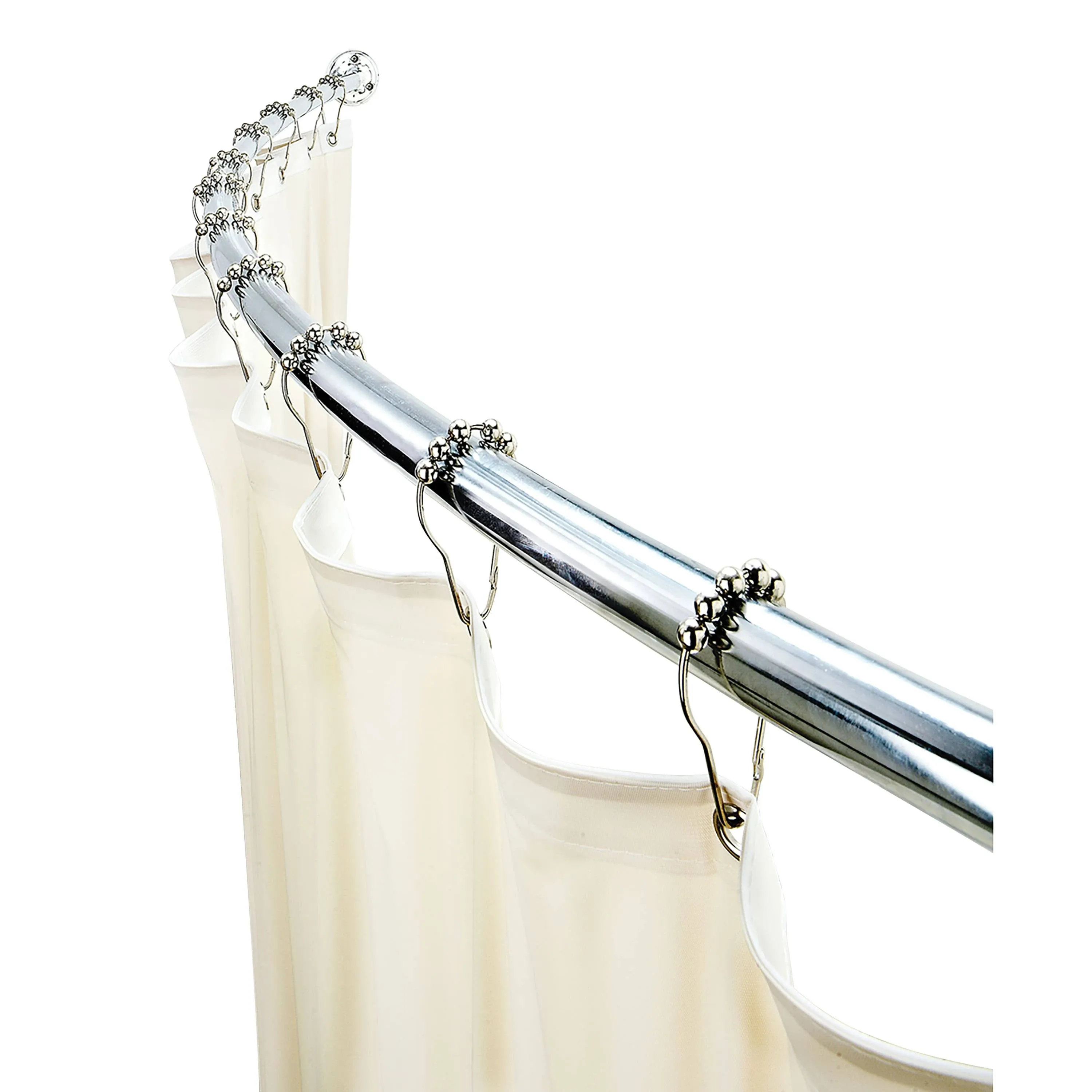 Bath Bliss Curved Shower Curtain Rod