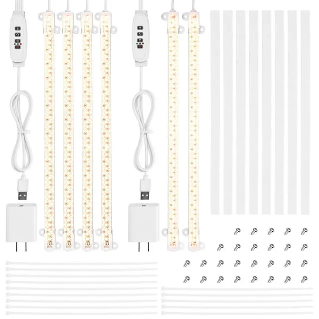 LED Grow Light Strips Full Spectrum Lamp for Indoor Plants Flower Veg 4 Strips - Greenhouses - by Yescom | Houzz