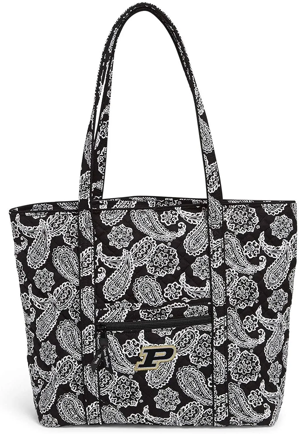 Verabradley Womens Cotton Collegiate Vera Tote Bag (Multiple Teams Available)