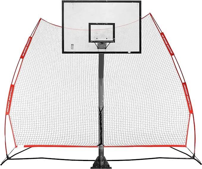 Rukket Basketball Air Defense Return Net Guard and Backstop, Choose 12X13 XL Ret