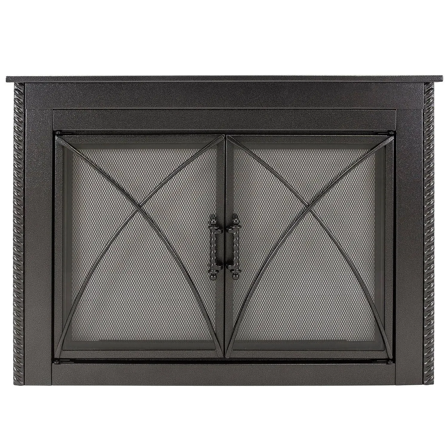 Pleasant Hearth Albus Fireplace Glass Door - Large