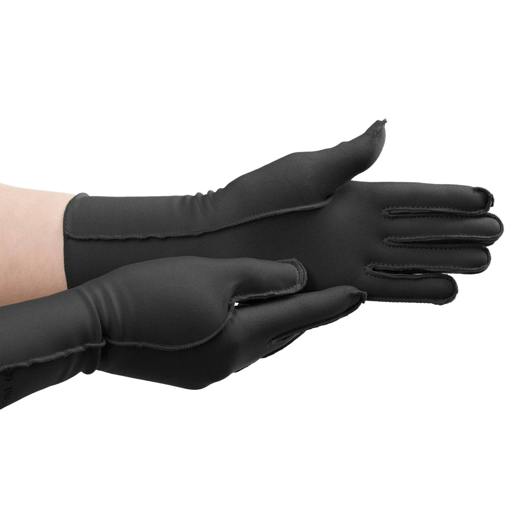 isotoner Women & Men Arthritis Compression Rheumatoid Pain Relief Gloves for joint support with Open/Full finger design