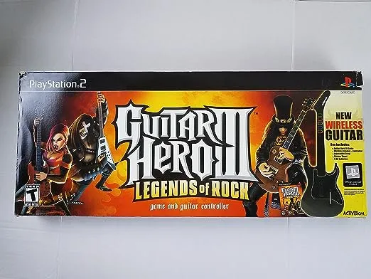 Guitar Hero III: Legends of Rock Wireless Bundle - PS2