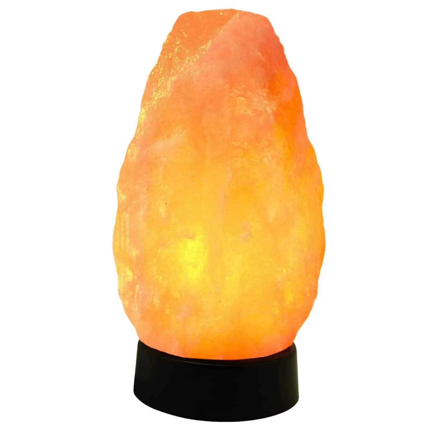 Multicolor Usb Salt Lamp Plastic Base