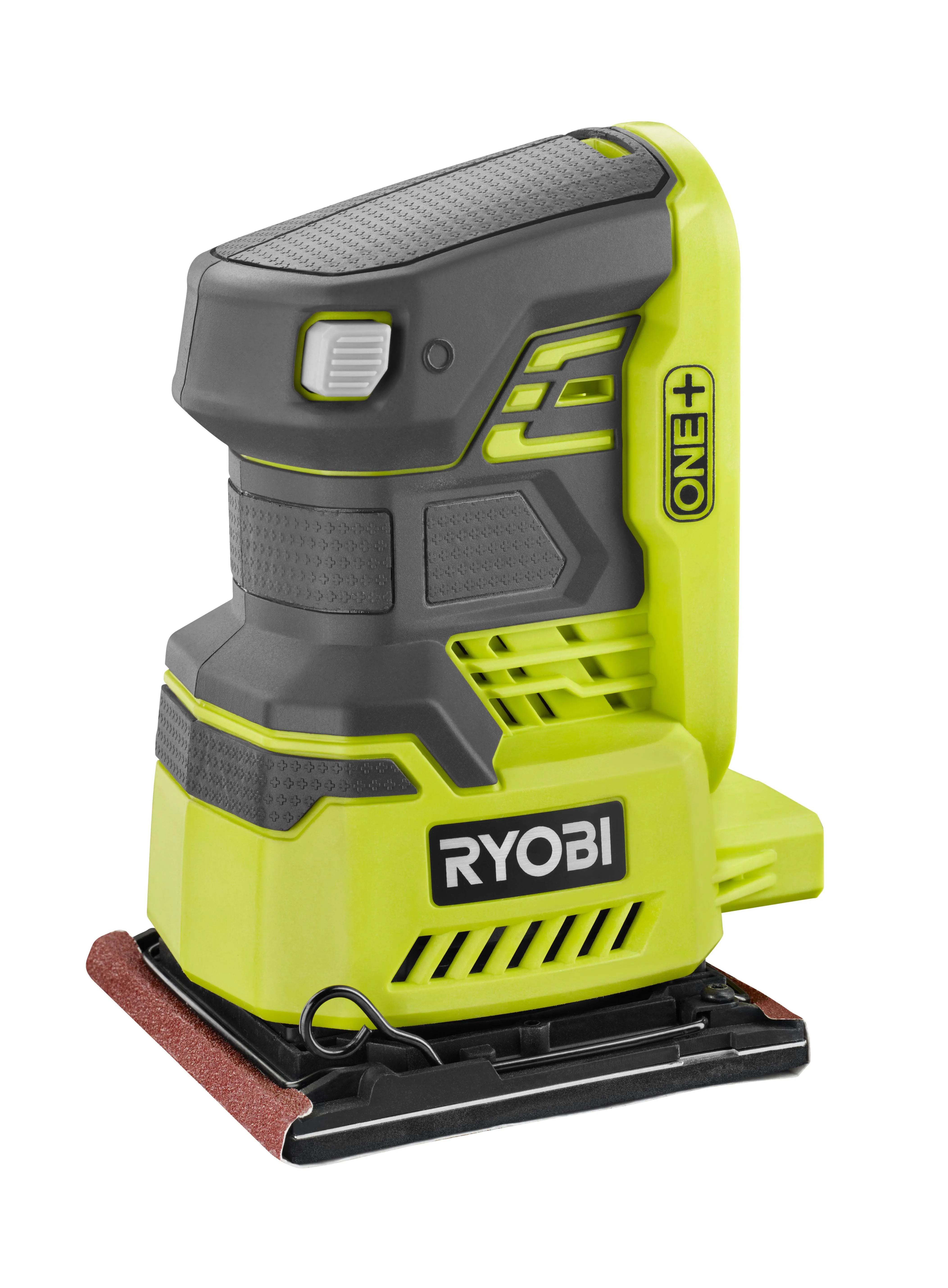 Ryobi P440 One+ 18V Lithium Ion 12,000 RPM 1/4 Sheet Palm Sander w/ Onboard Dust Bag and Included Sanding Pads (Battery Not Included, Power Tool Only)