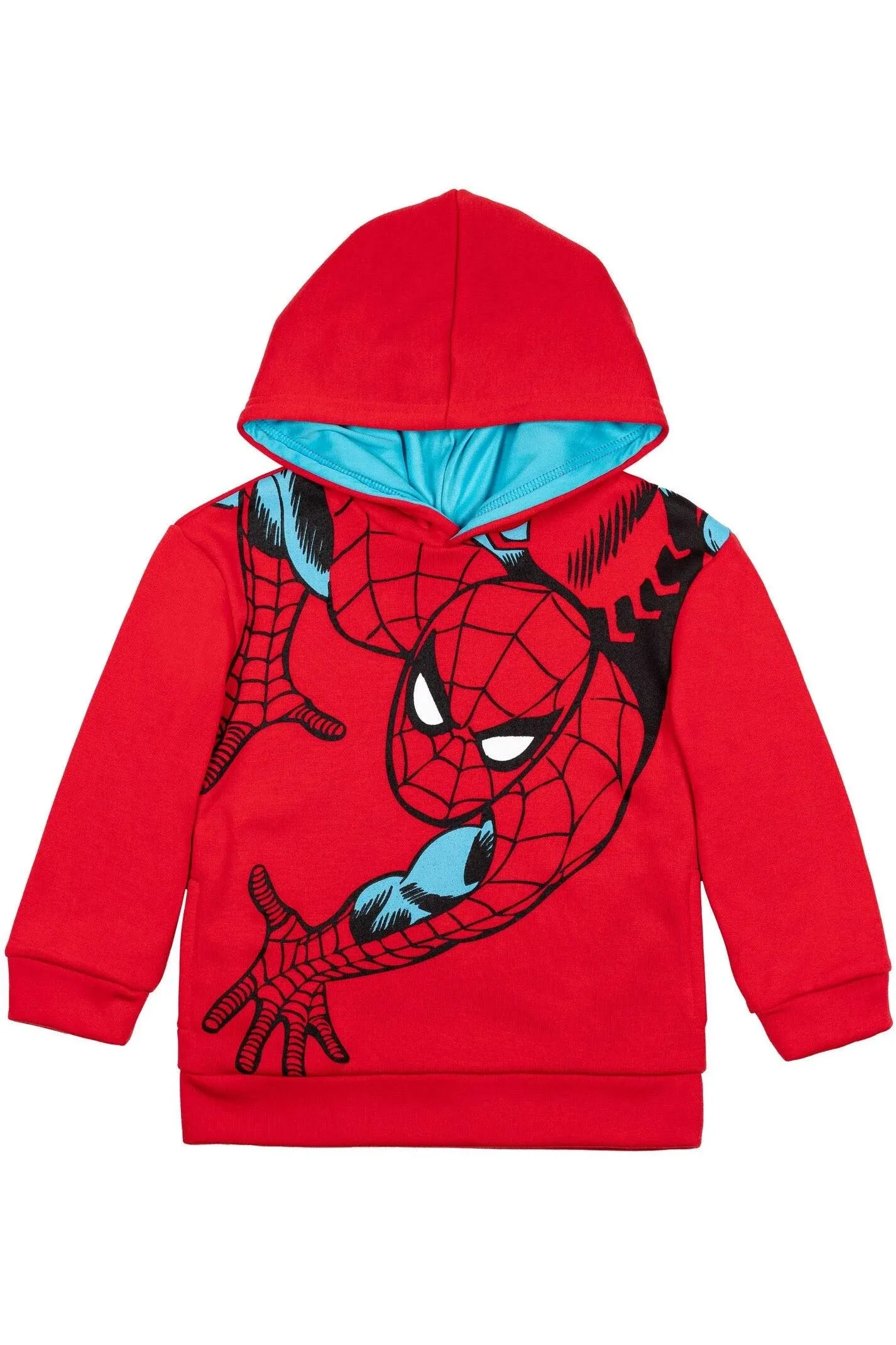 Marvel Avengers Spider-Man Toddler Boys Fleece Pullover Hoodie 4T