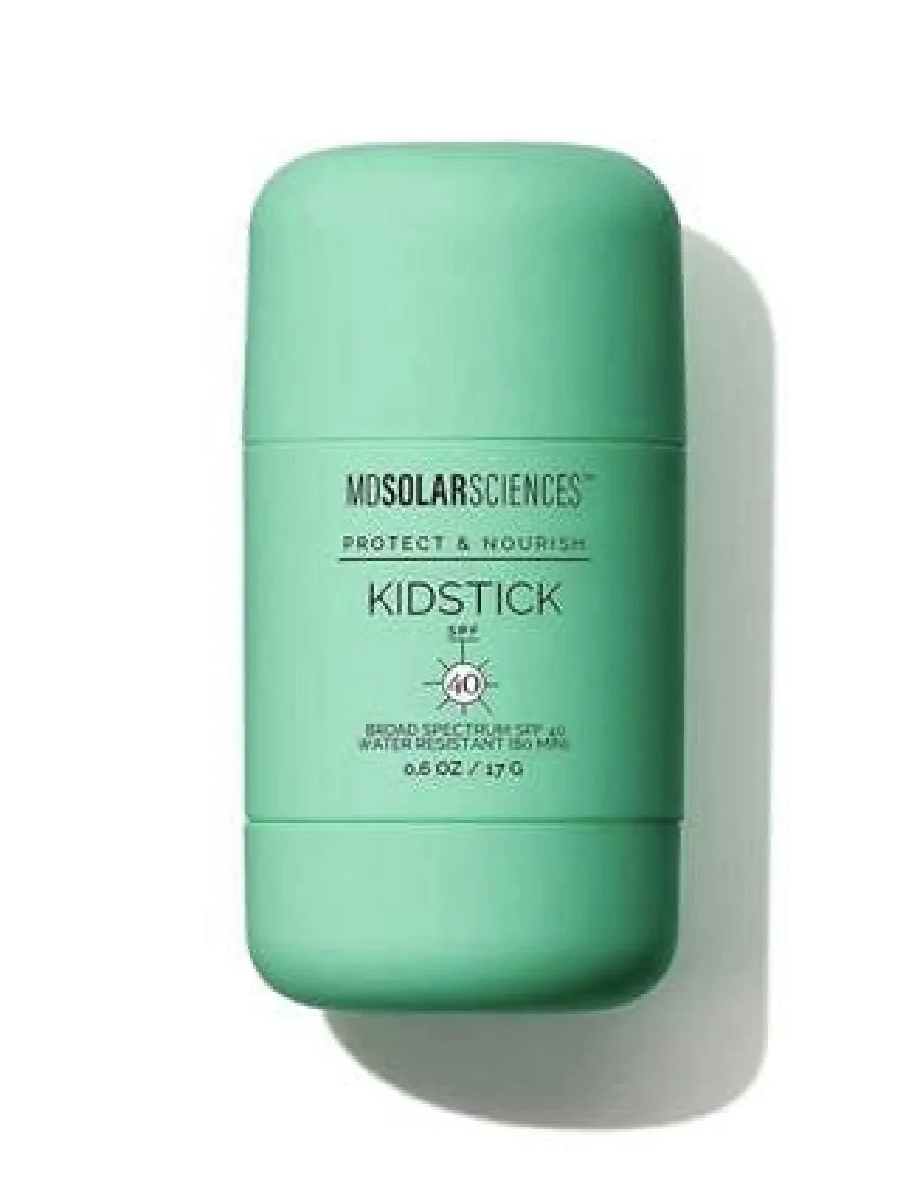 MDSolarSciences Mineral KidStick SPF 40 – Gentle Water-Resistant Sunscreen for Kids - Hypoallergenic Broad Spectrum Face and Body UV Protection – Fragrance Free, Vegan Zinc Oxide Stick, 0.6 Oz