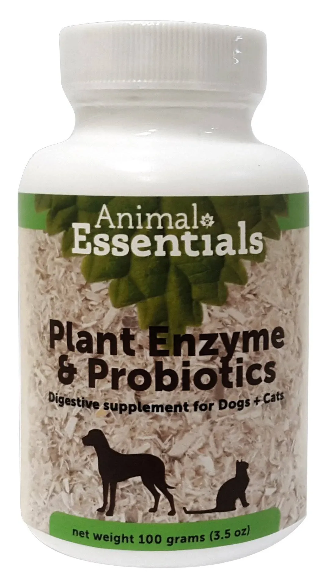 Animal Essentials Plant Enzyme & Probiotics Digestive Supplement for Dogs & Cats, 10.6 oz - Digestion Support 