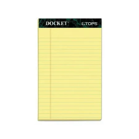 TOP63950 - Tops Docket Gold Perforated Pads by Tops