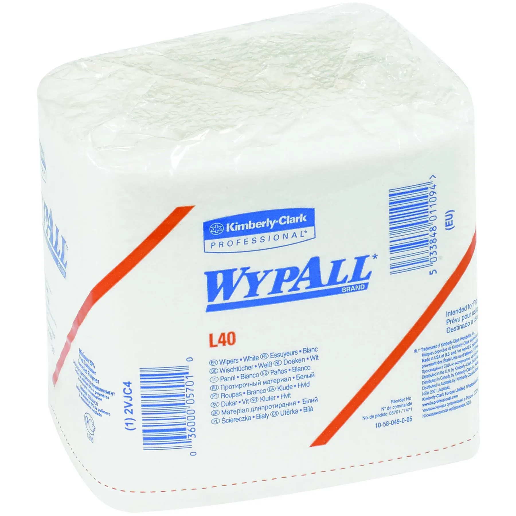 KIM05776 - KIMBERLY CLARK WYPALL L40 1/4-Fold Wiper