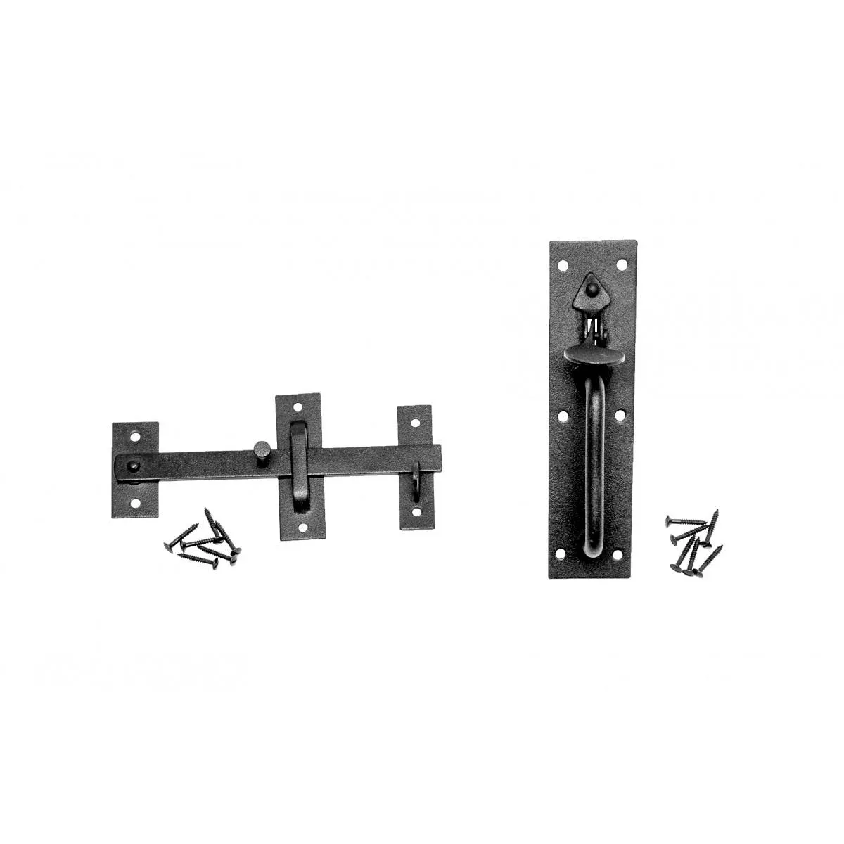 Renovators Supply Door Lock Latch Black Iron Norfolk Thumb Door Latch Lock