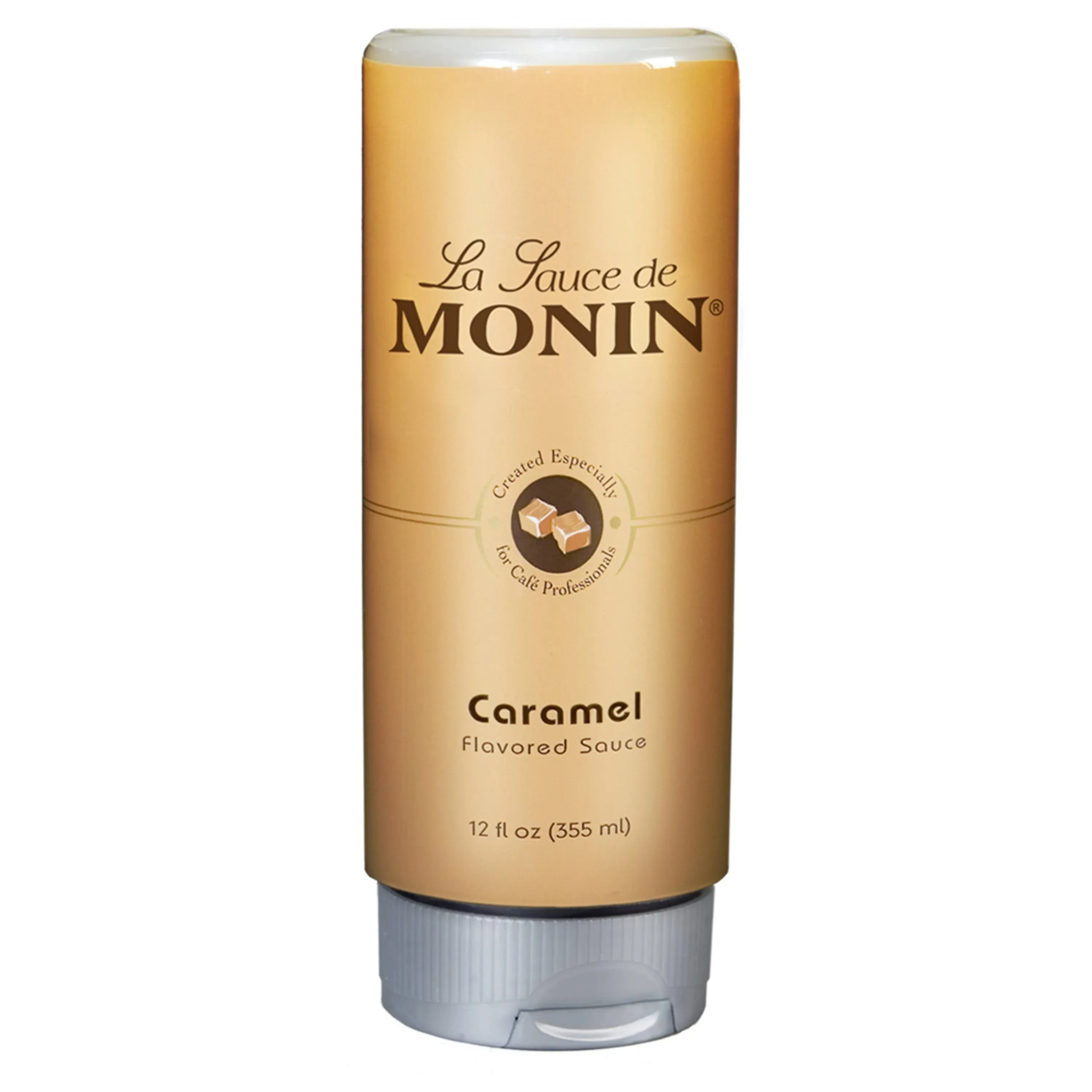 Monin - Gourmet Caramel Sauce, Rich and Buttery, Great for Desserts, Coffee, and Snacks, Gluten-Free, Non-GMO (12 Ounce)